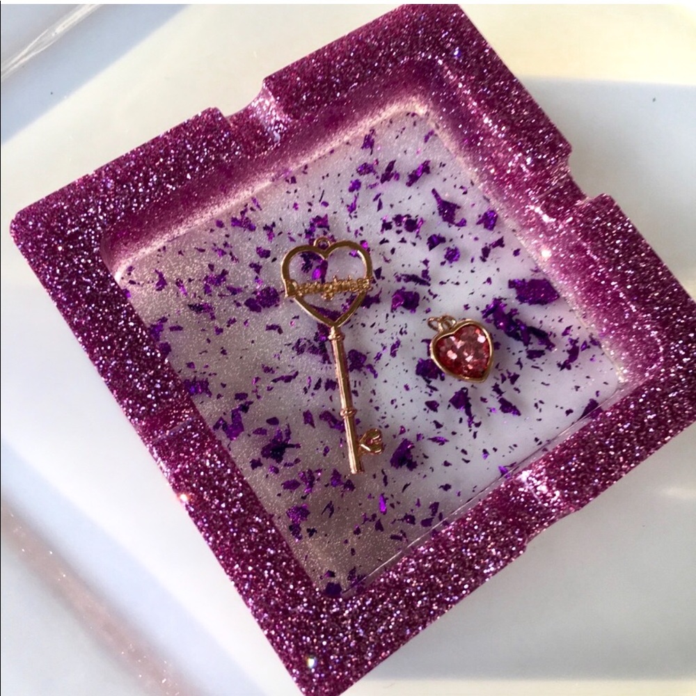 Daughter Love Glitter Ashtray